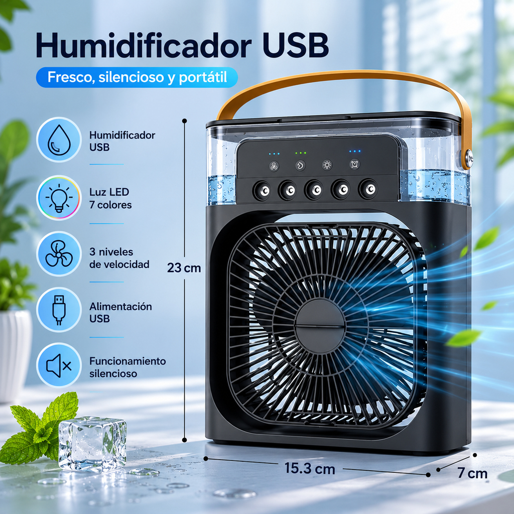 Ventilador Humificador Verano POLAR BREEZE