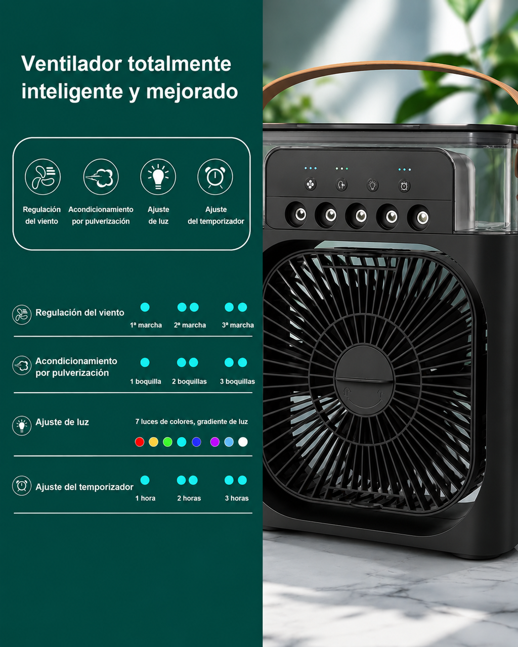 Ventilador Humificador Verano POLAR BREEZE