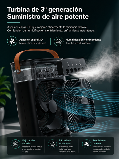 Ventilador Humificador Verano POLAR BREEZE