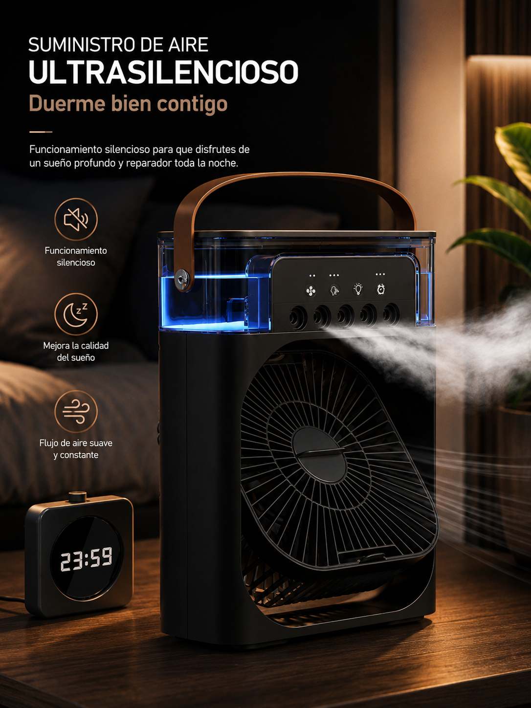 Ventilador Humificador Verano POLAR BREEZE
