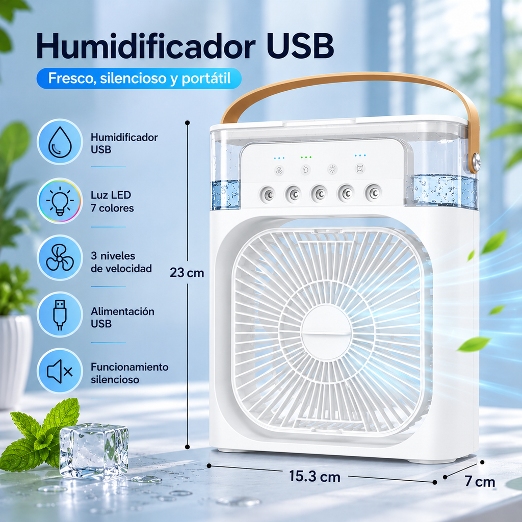 Ventilador Humificador Verano POLAR BREEZE