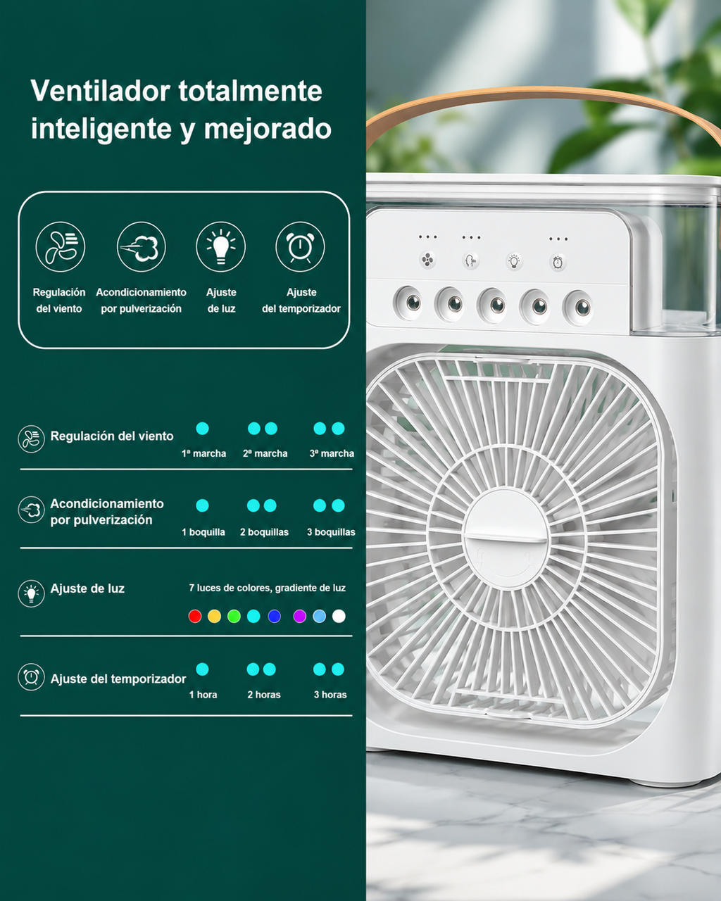 Ventilador Humificador Verano POLAR BREEZE