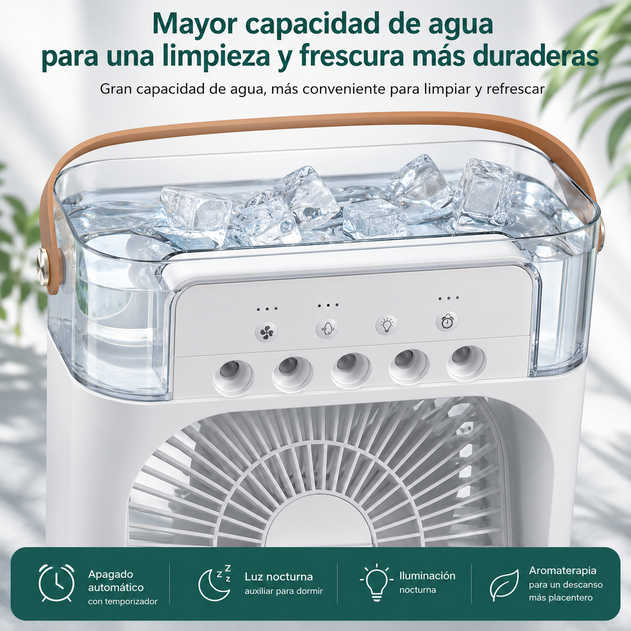 Ventilador Humificador 3 en 1
