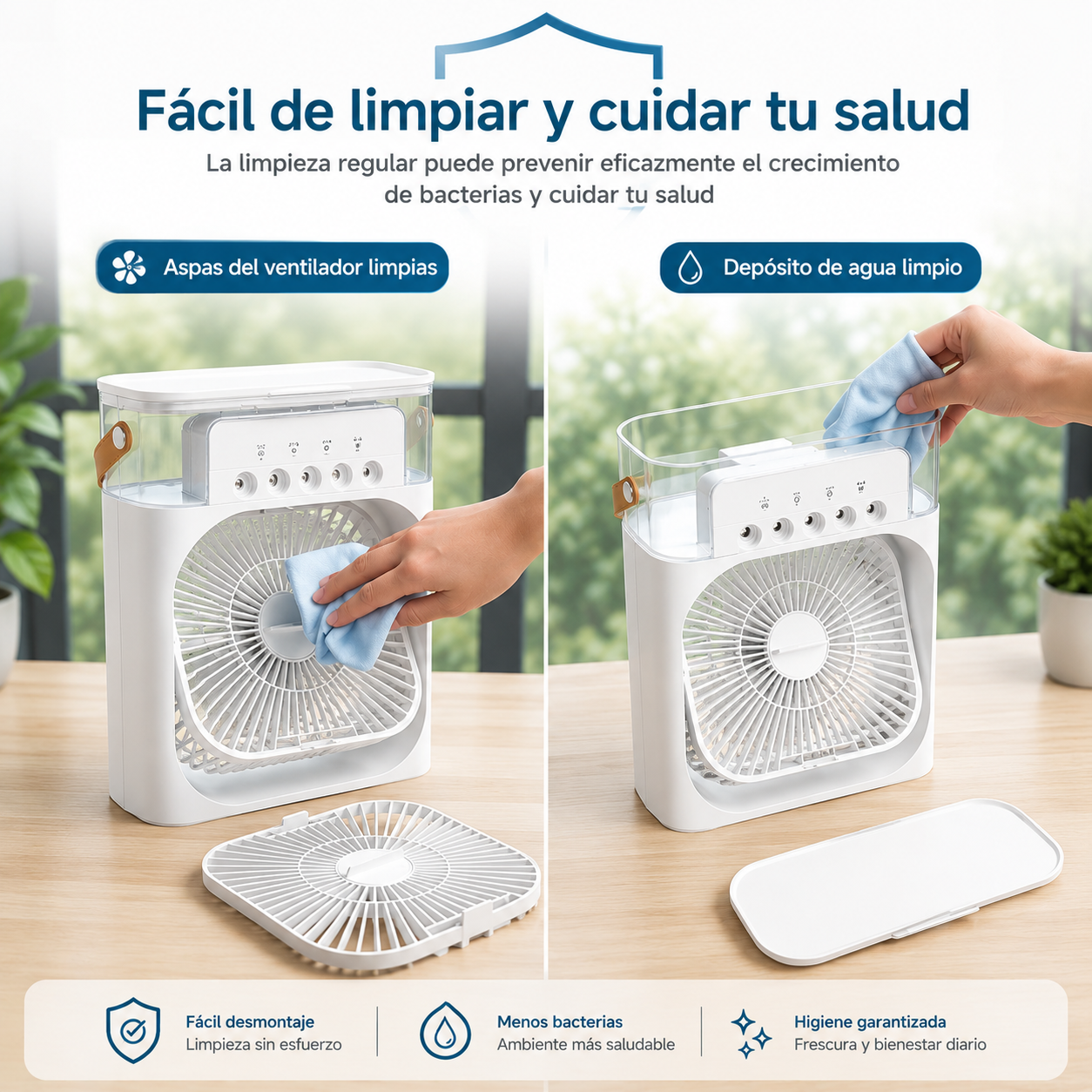 Ventilador Humificador Verano POLAR BREEZE
